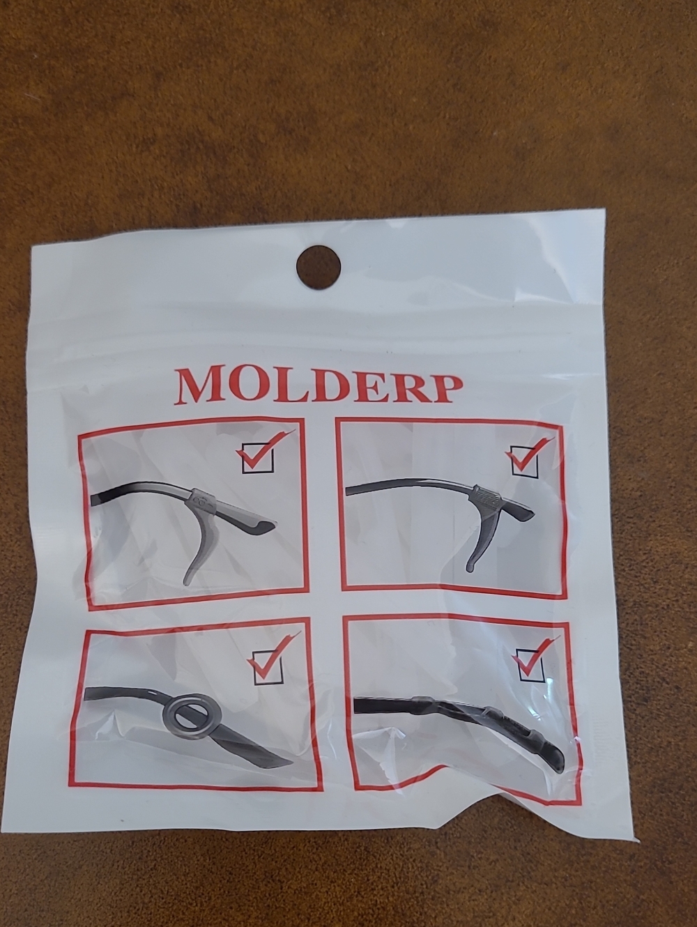MOLDERP Eyeglass Tips Replacements Clear